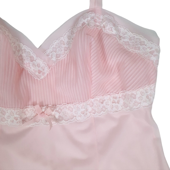 ๐ Vintage Night Slip Dress ๐ค Pink ๐ค Babydoll ๐ค Coquette ๐ค Kinderwhore ๐ - Picture 2 of 8